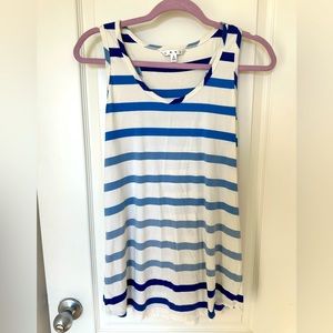 Cabi Racerback Striped Tank Top - VERY SOFT | Small | Bundle Cabi for Discounts!